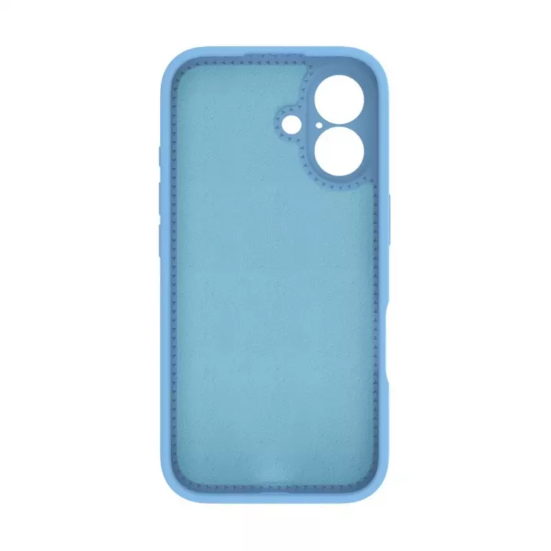 Evelatus Capa em silicone Soft Touch Premium MagSafe com suporte para Apple iPhone 16 azul
