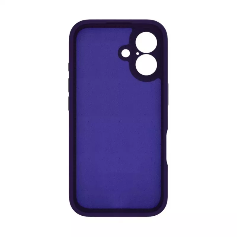Evelatus Capa em silicone Soft Touch Premium MagSafe com suporte para Apple iPhone 16 roxa