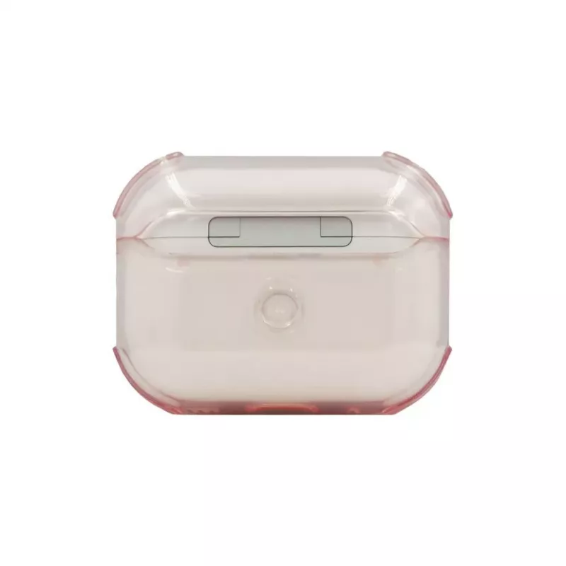 Evelatus Capa protetora em TPU para Apple AirPods 4 rosa transparente