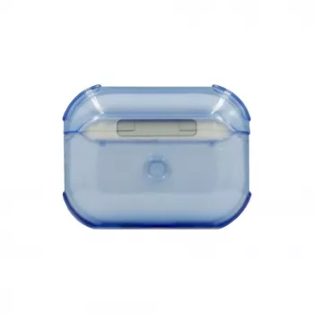 Evelatus Capa protetora em TPU para Apple AirPods 4 azul transparente