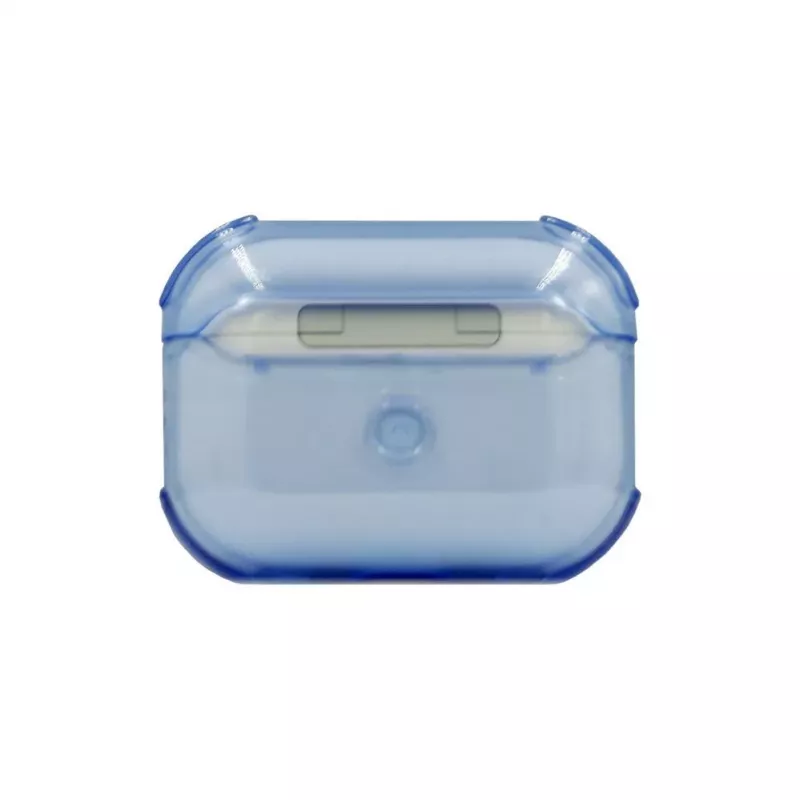 Evelatus Capa protetora em TPU para Apple AirPods Pro 2 azul transparente