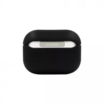 Evelatus Capa protetora em silicone para Apple AirPods 4 preta