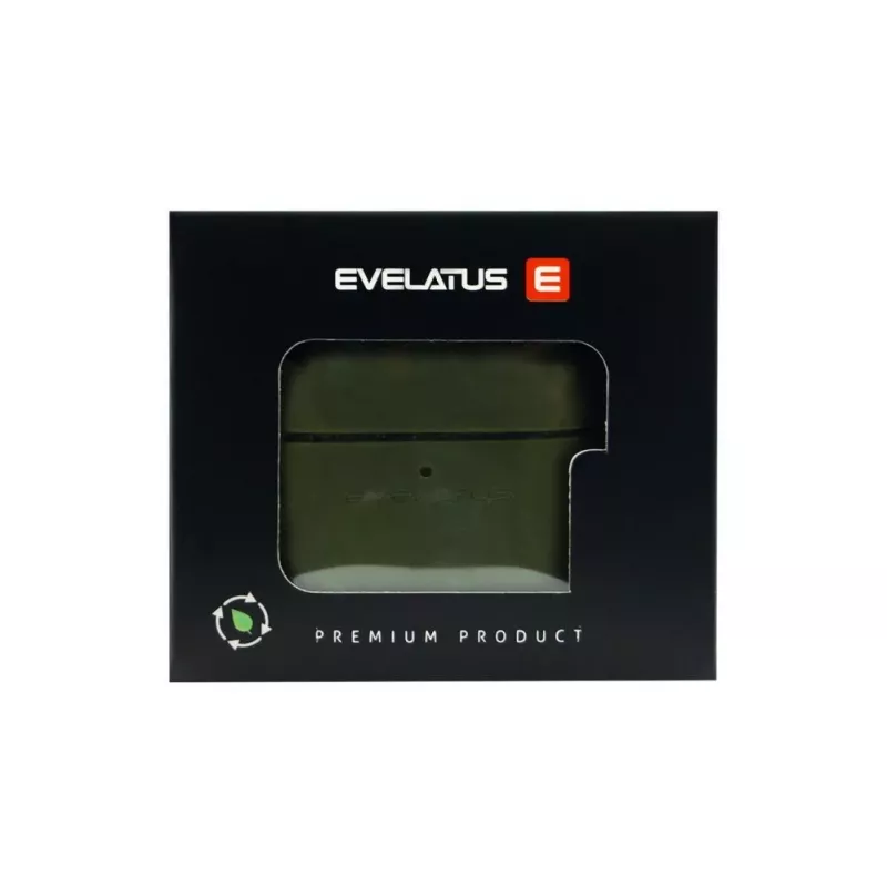 Evelatus Capa protetora em silicone para Apple AirPods 4 verde