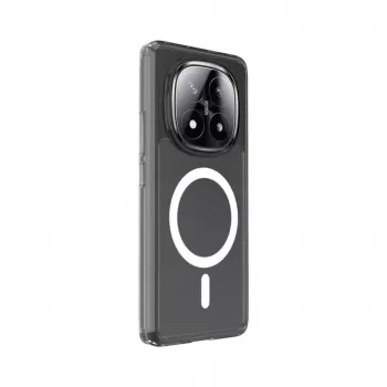 Evelatus Capa transparente com anel magnético para Xiaomi Redmi Note 14 Pro 4G / Poco X7, transparente
