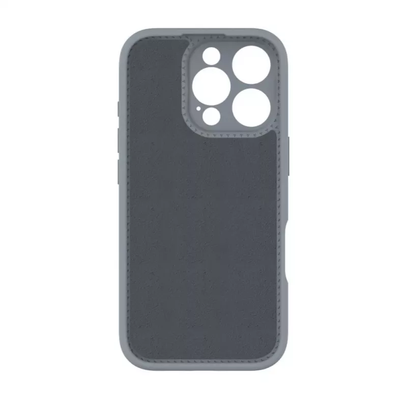 Evelatus Apple iPhone 16 Pro Max Capa de Silicone Soft Touch Premium MagSafe com Suporte Prateado