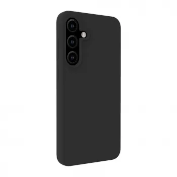 Evelatus Samsung Galaxy S25 Capa de Silicone Soft Touch Premium MagSafe Preta