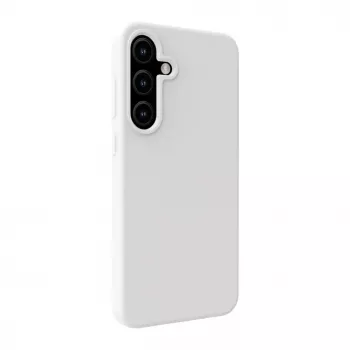Evelatus Samsung Galaxy S25 Capa de Silicone Soft Touch Premium MagSafe Branca