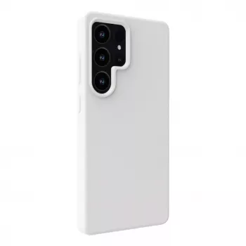 Evelatus Samsung Galaxy S25 Ultra Capa de Silicone Soft Touch Premium Magnética Branca