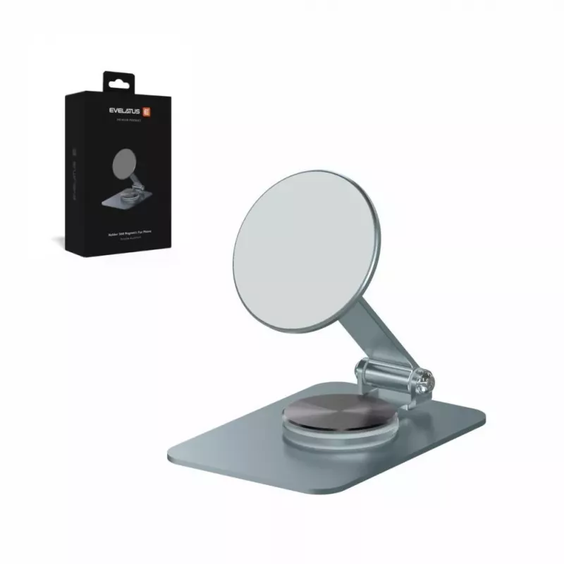 Evelatus Suporte universal L24 MagSafe 360 para telefone L24MSH Alumínio Prateado