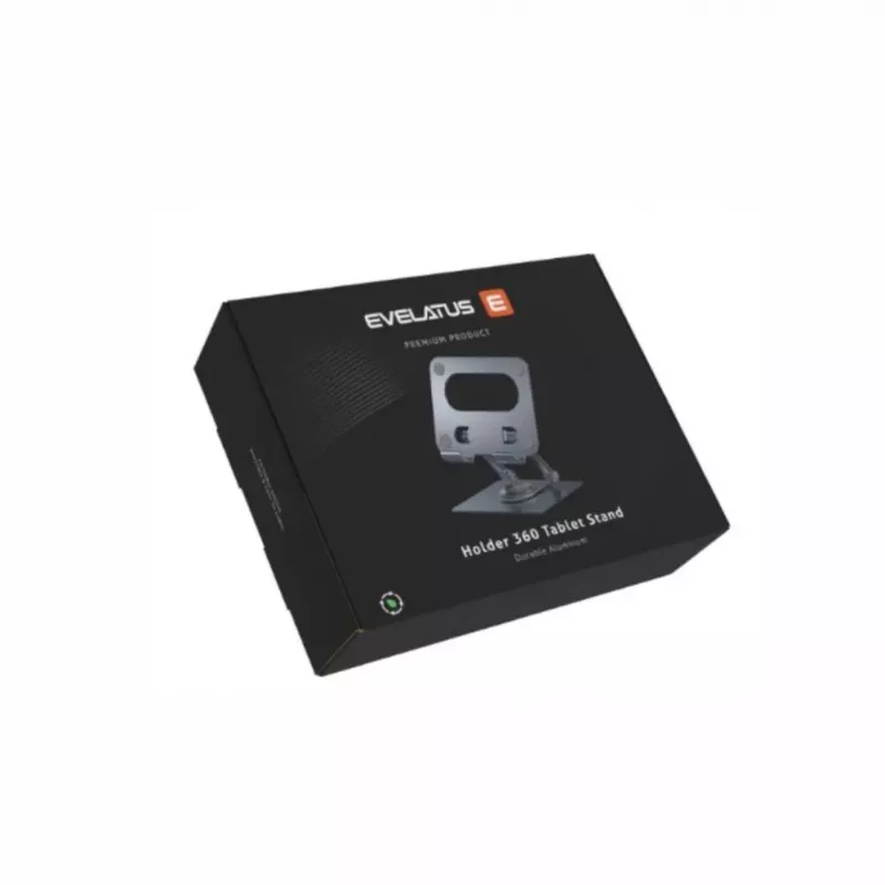 EVELATUS Suporte universal D68 360 para tablet D68HTS Alumínio Prateado