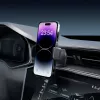 Evelatus Suporte para saída de ar condicionado de automóvel H2+KAC001 Preto