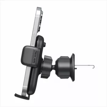 Evelatus Suporte para saída de ar condicionado de automóvel H2+KAC001 Preto