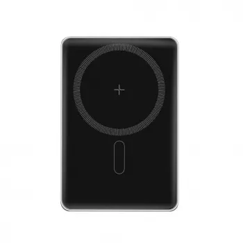 Evelatus Power bank PD20W 5000mAh MagLink Elite com carregamento sem fios Cinzento
