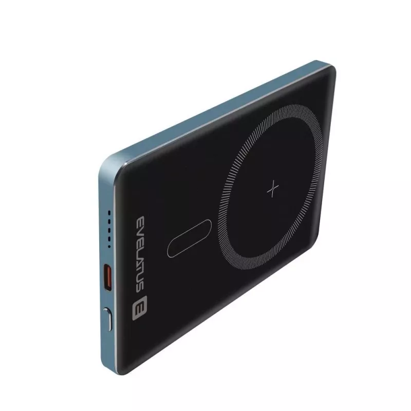 Evelatus Power bank PD20W 5000mAh MagLink Elite com carregamento sem fios EVEP02PBMEB Azul