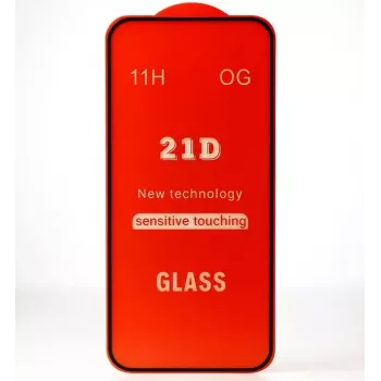 iLike Proteção de ecrã em vidro temperado Full Glue 21D para Xiaomi Redmi 14C - Sem embalagem