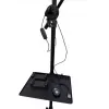 iLike S12 Anel de luz LED para selfies 31cm + Tripé 2,1m + Prateleira e 3x Suporte para telefone/microfone Preto