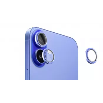 Evelatus Proteção de lentes da câmara Armor para Apple iPhone 16 / 16 Plus Ultramarine
