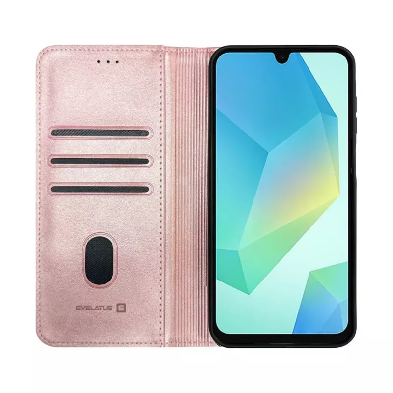 Evelatus Samsung Galaxy A56 Capa Tipo Livro Folio Slim Pink Sand