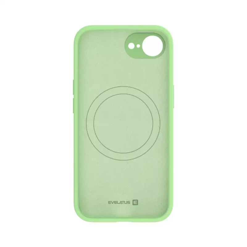 Evelatus Apple iPhone 16e / SE4 Capa de Silicone Soft Touch Premium MagSafe Mint