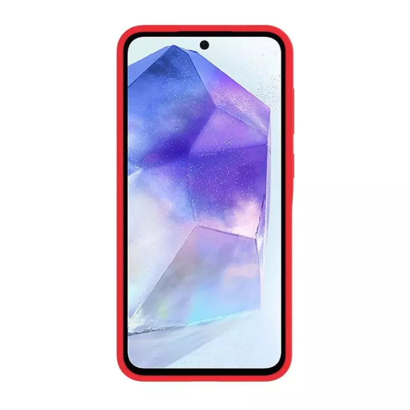 Evelatus Samsung Galaxy A56 Capa de Silicone Soft Touch Magnética Premium Vermelho
