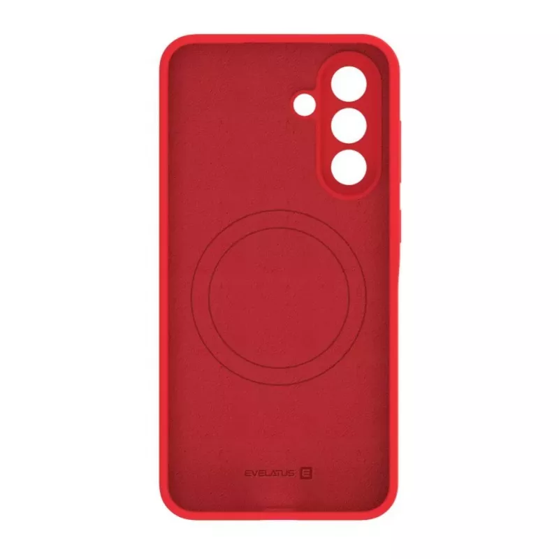 Evelatus Samsung Galaxy A56 Capa de Silicone Soft Touch Magnética Premium Vermelho