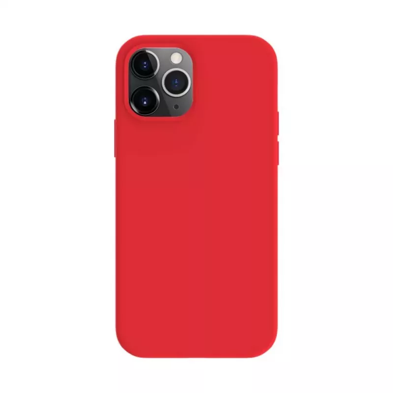 Evelatus Apple iPhone 12 / 12 Pro Capa de Silicone Soft Touch Premium MagSafe Vermelho