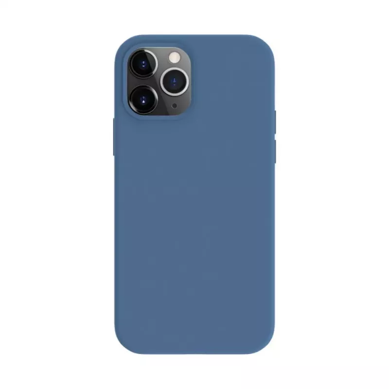 Evelatus Apple iPhone 12 / 12 Pro Capa de Silicone Soft Touch Premium MagSafe Azul-marinho