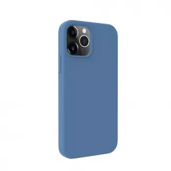 Evelatus Apple iPhone 12 / 12 Pro Capa de Silicone Soft Touch Premium MagSafe Azul-marinho