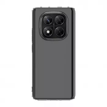 Evelatus Xiaomi Redmi Note 14 Pro 5G Capa de silicone transparente 1,5mm TPU Transparente