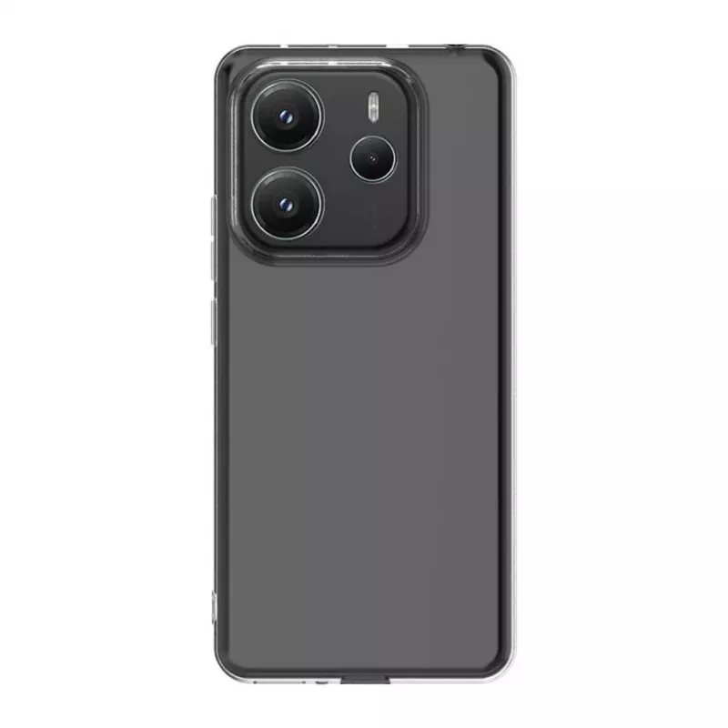 Evelatus Xiaomi Redmi Note 14 5G Capa de silicone transparente 1,5mm TPU Transparente