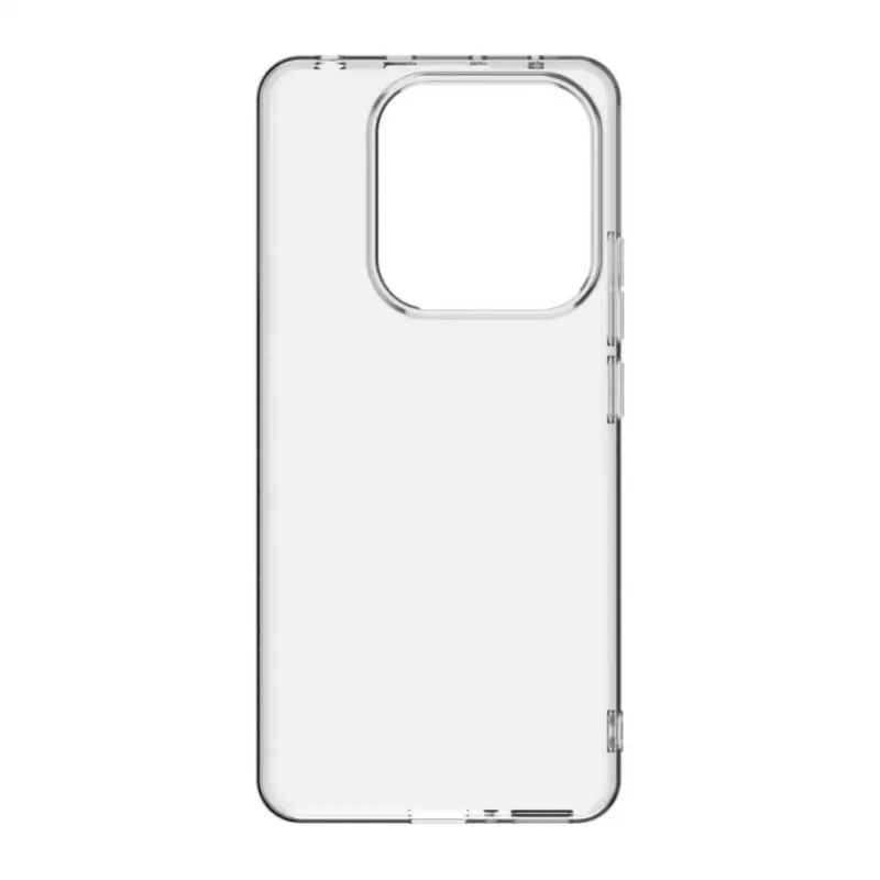 Evelatus Xiaomi Redmi Note 14 5G Capa de silicone transparente 1,5mm TPU Transparente