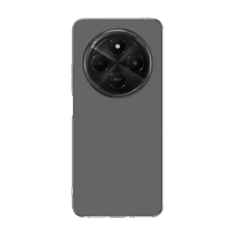 Evelatus Capa de silicone transparente Xiaomi Poco C75 5G 1,5mm TPU