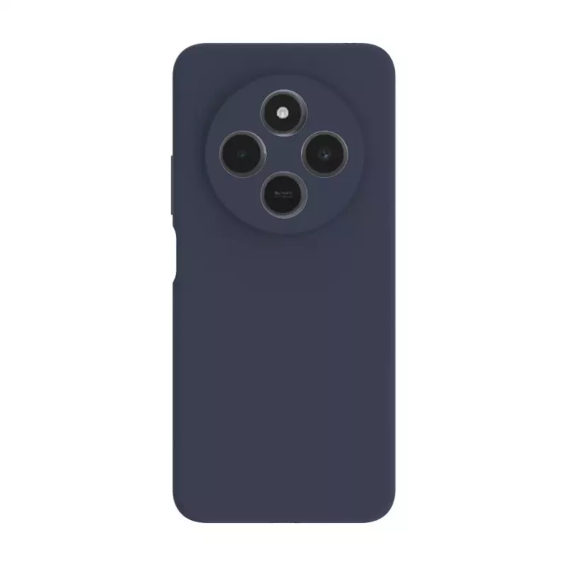Evelatus Capa de silicone Premium Soft Touch Xiaomi Redmi 14C 4G/ 14C 5G / Redmi A4 / POCO C75 azul-meia-noite