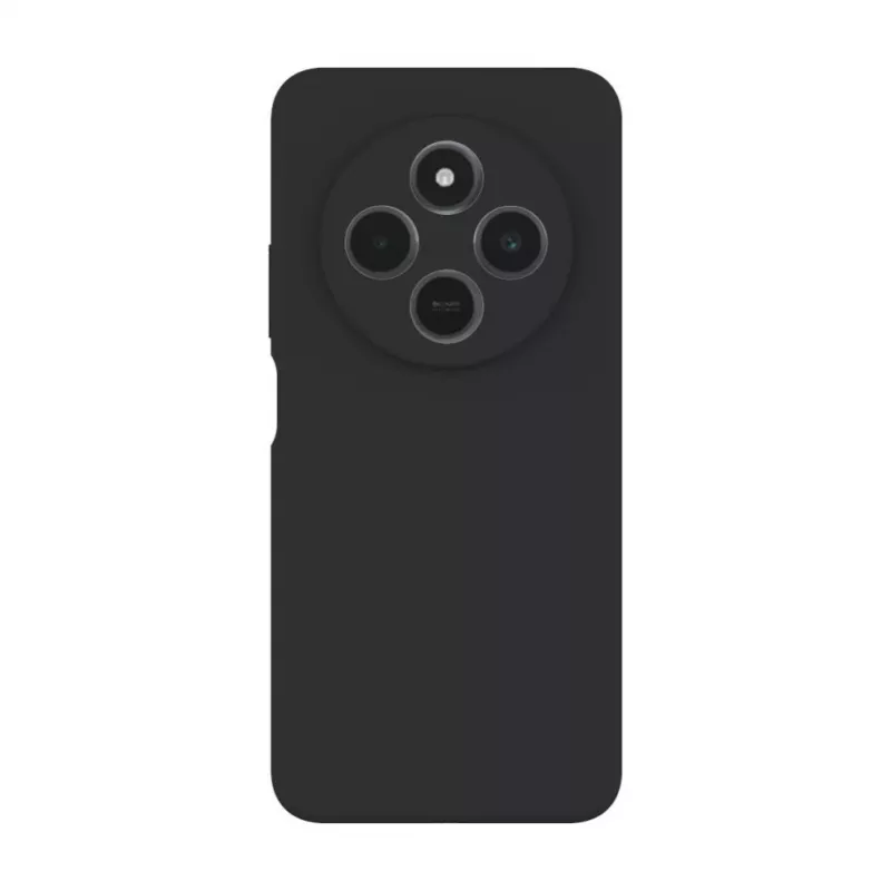 Evelatus Capa de silicone Premium Soft Touch Xiaomi Redmi 14C 4G/ 14C 5G / Redmi A4 / POCO C75 preta