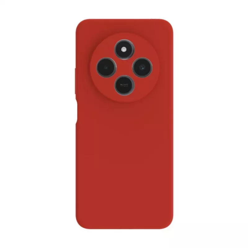 Evelatus Capa de silicone Premium Soft Touch Xiaomi Redmi 14C 4G/14C 5G/Redmi A4/POCO C75 vermelha
