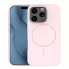 iLike Capa de silicone Soft Touch com íman para Apple iPhone 16 Pro rosa-clara