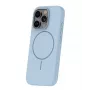 iLike Capa de silicone Soft Touch com íman para Apple iPhone 16 Pro Max azul-clara