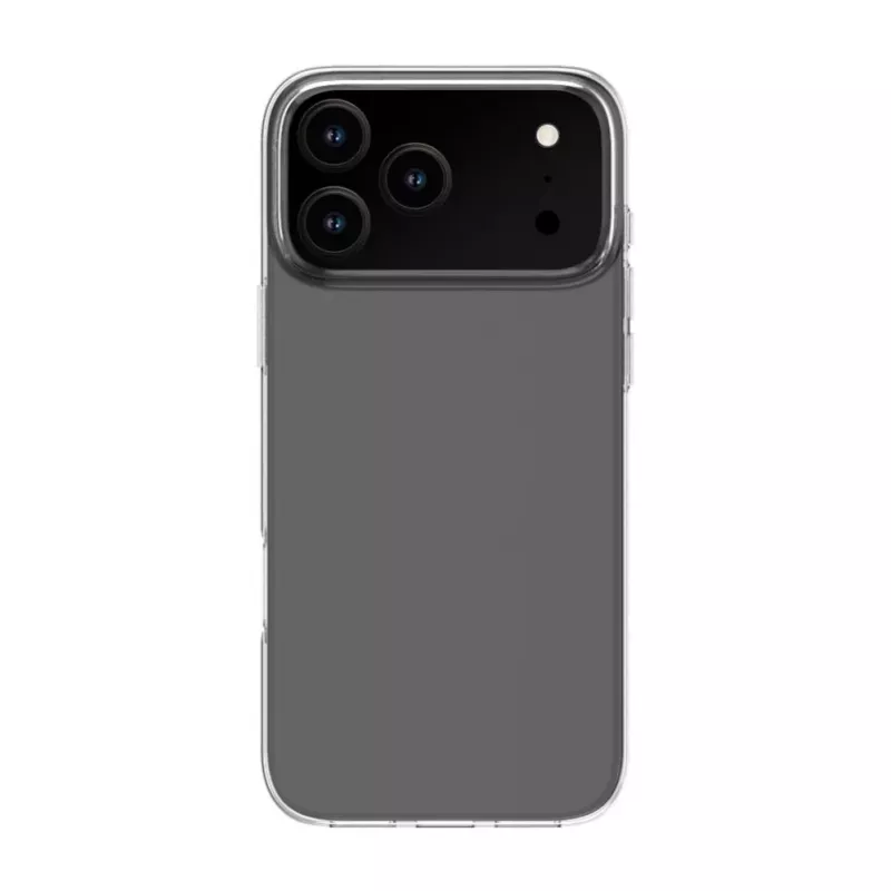 Capa Evelatus para Apple iPhone 17 Pro Max transparente em silicone 1,5 mm TPU