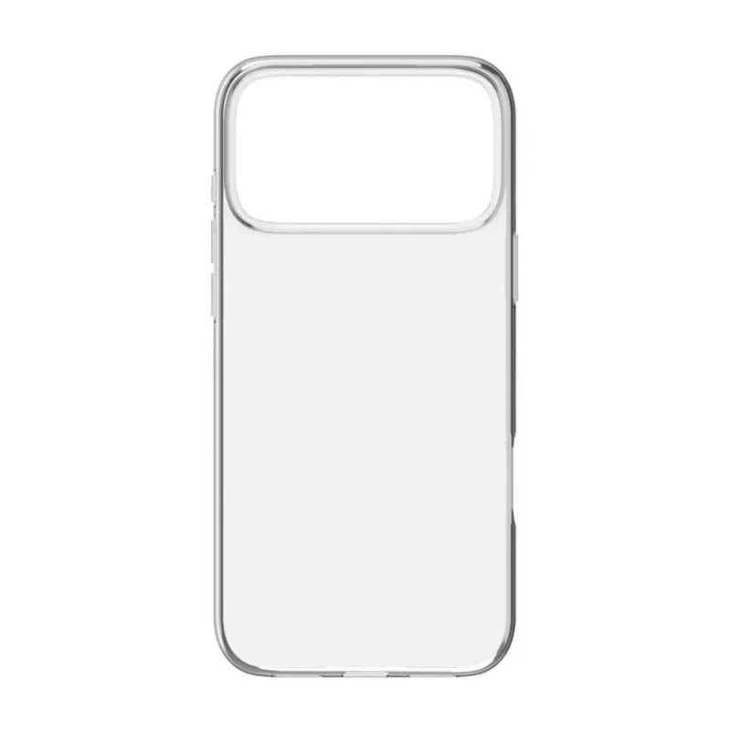 Capa Evelatus para Apple iPhone 17 Pro Max transparente em silicone 1,5 mm TPU