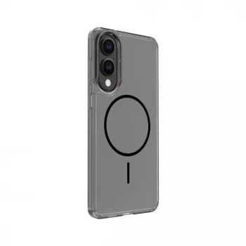 Capa Evelatus para Samsung Galaxy S25 Edge transparente em silicone MagSafe