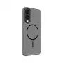 Capa Evelatus para Samsung Galaxy S25 Edge transparente em silicone MagSafe