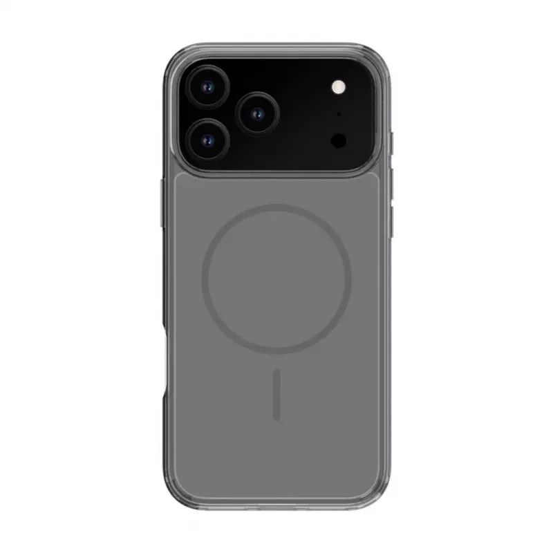 Capa Evelatus para Apple iPhone 17 Pro Max transparente em silicone MagSafe