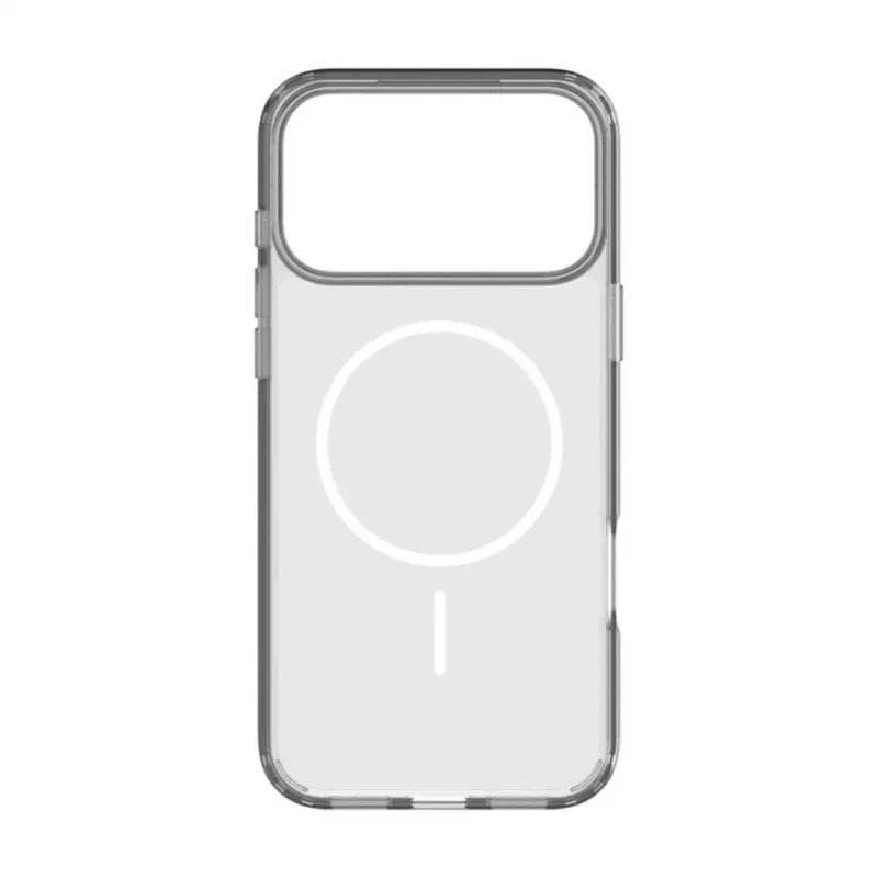 Capa Evelatus para Apple iPhone 17 Pro Max transparente em silicone MagSafe