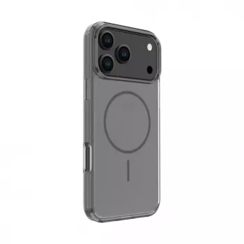Capa Evelatus para Apple iPhone 17 Pro Max transparente em silicone MagSafe