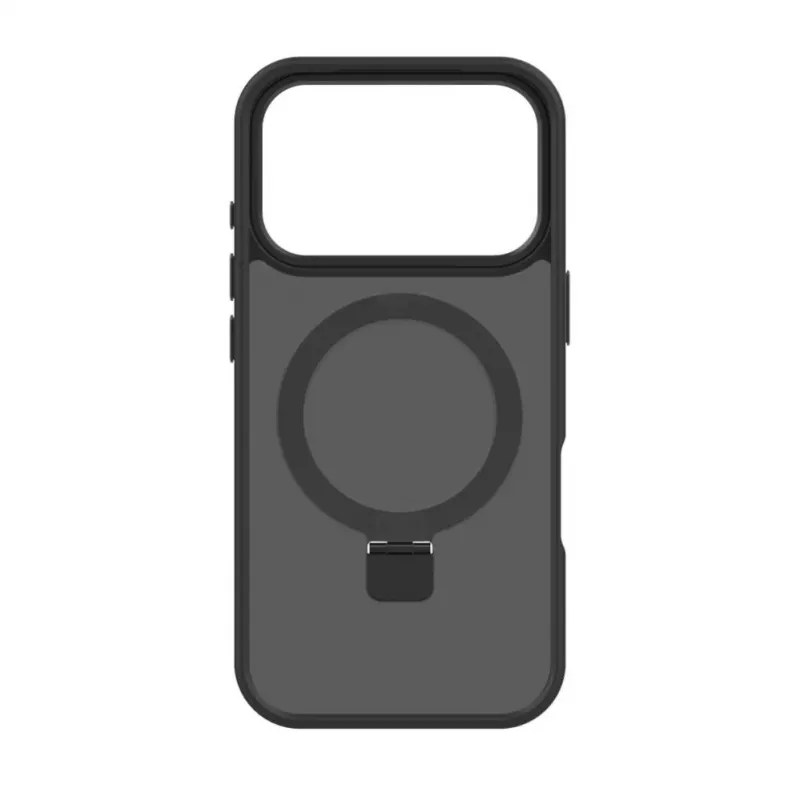 Capa Evelatus Shield para Apple iPhone 17 Pro com MagSafe e suporte preta mate
