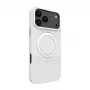 Capa Evelatus Shield para Apple iPhone 17 Pro Max com MagSafe e suporte prateada mate