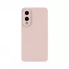 Capa Evelatus Premium para Samsung Galaxy S25 Edge em silicone Soft Touch com íman rosa areia