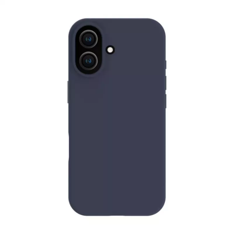 Capa Evelatus Premium para Apple iPhone 17 em silicone Soft Touch com MagSafe azul meia-noite