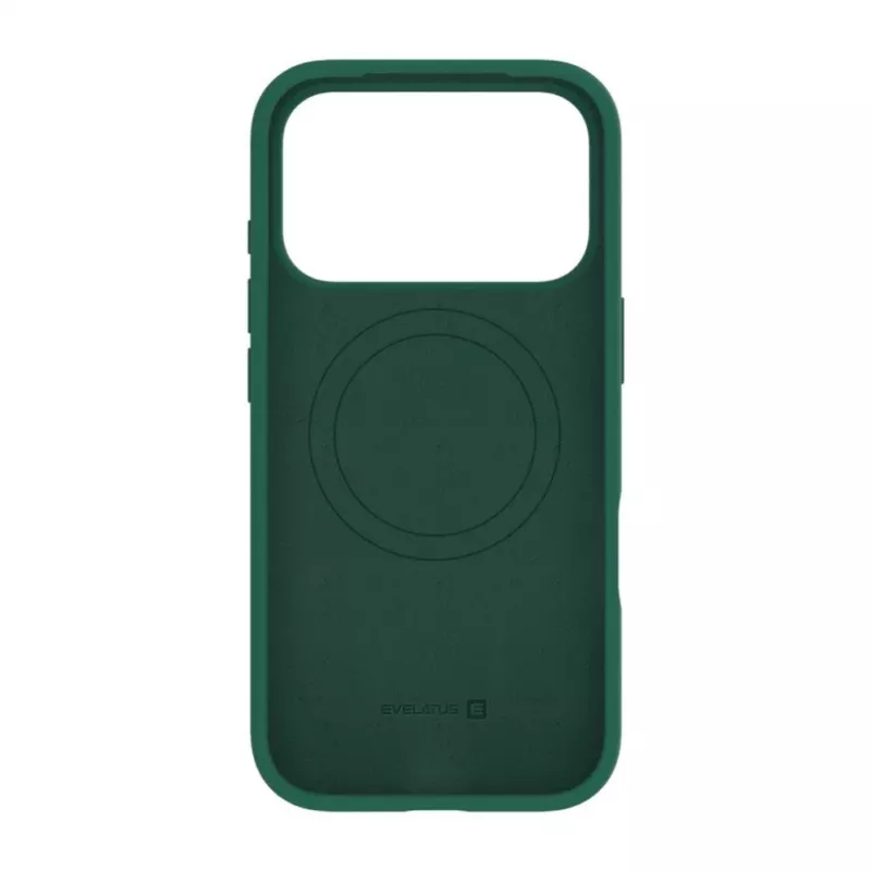 Capa Evelatus Premium para Apple iPhone 17 Pro em silicone Soft Touch com MagSafe Atrovirens