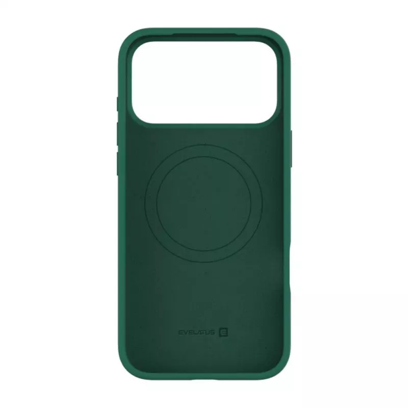 Capa Evelatus Premium para Apple iPhone 17 Pro Max em silicone Soft Touch com MagSafe Atrovirens
